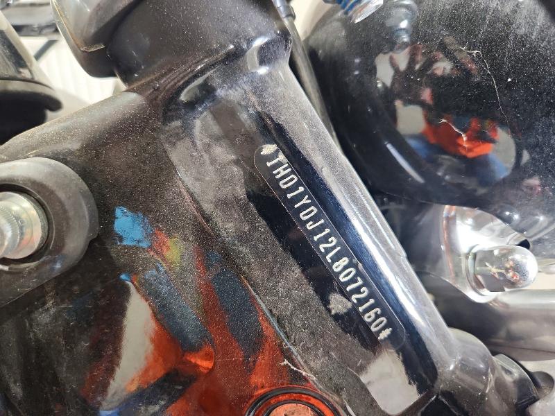 2020 Harley-davidson Softail VIN 1HD1YDJ12LB072160 COPART salvage auction — MINOR DENT/SCRATCHES, Ok - Certificate Of Title (P), sold $1,150 on 2026-07-29 (photo 8)
