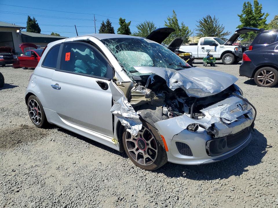 2013 Fiat 500 VIN 3C3CFFHH3DT554249 COPART salvage auction — FRONT END, Or - Lien Papers Salvage, sold $175 on 2026-10-06 (photo 4)