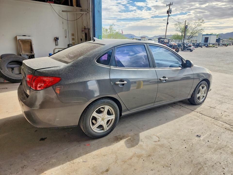 2009 Hyundai Elantra VIN KMHDU46D99U679811 COPART salvage auction — REAR END, Nm - Cert Of Title-Salvage, sold $300 on 2026-07-24 (photo 3)