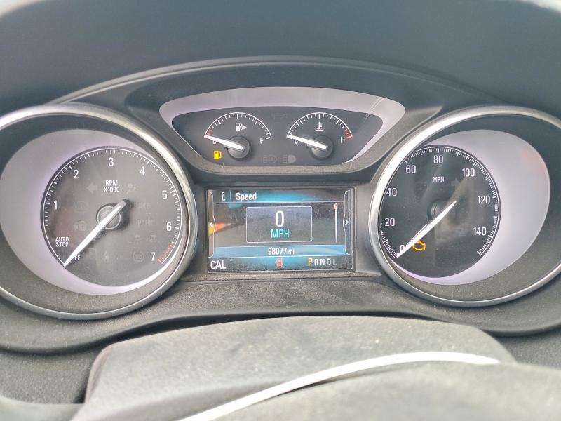 2020 Buick Envision VIN LRBFXCSAXLD230931 COPART salvage auction — WATER/FLOOD, Tx - Salvage Vehicle Title, sold $250 on 2026-07-16 (photo 9)