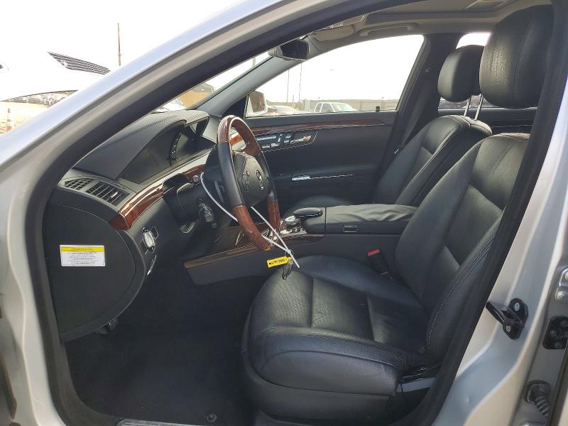 2011 Mercedes-benz S-klasse VIN WDDNG7BB8BA386842 COPART salvage auction — FRONT END, Ca - Salvage Certificate, sold $1,650 on 2026-08-13 (photo 7)