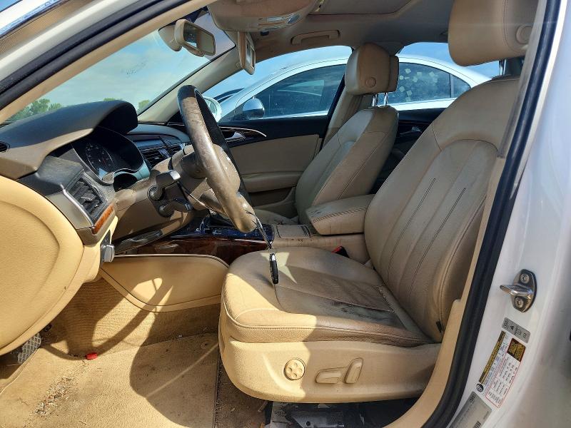 2014 Audi A6 VIN WAUGFAFCXEN119914 COPART salvage auction — NORMAL WEAR, Tx - Certificate Of Title, sold $500 on 2026-07-30 (photo 7)