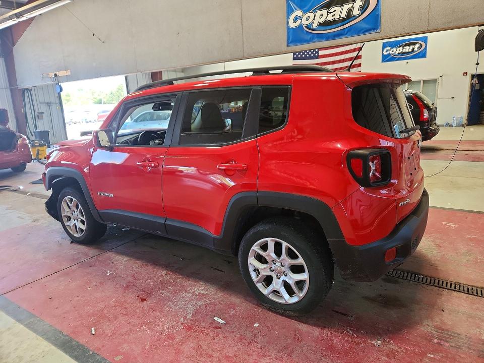 2017 Jeep Renegade VIN ZACCJBBBXHPE96256 COPART salvage auction — FRONT END, Ny - Mv-907A Salvage Certificate, sold $350 on 2026-08-03 (photo 2)
