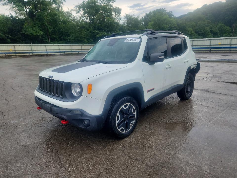 2015 Jeep Renegade VIN ZACCJBCT9FPC19134 COPART salvage auction — SIDE, Pa - Certificate Of Salvage, sold $2,150 on 2026-08-13 (photo 1)