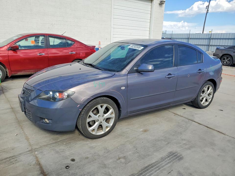 2008 Mazda 3 VIN JM1BK32F281127778 COPART salvage auction — REAR END, UT - SALVAGE CERTIFICATE (P), sold $150 on 2026-07-20 (photo 1)