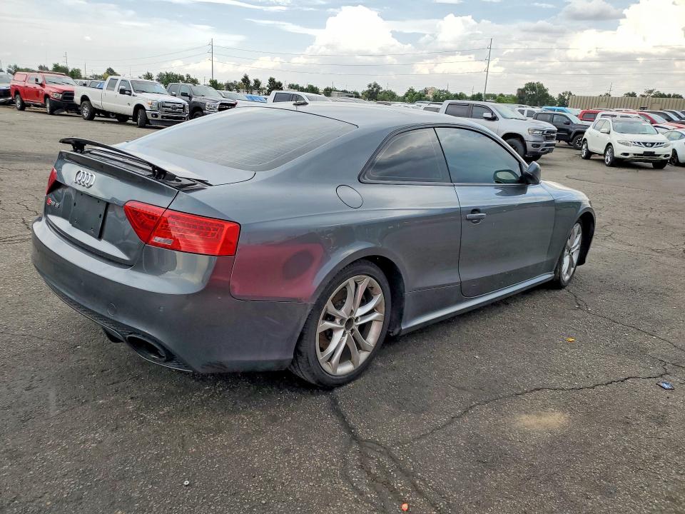 2013 Audi Rs5 VIN WUAC6AFR0DA901346 COPART salvage auction — MECHANICAL, Co - Salvage Title, sold $3,600 on 2026-08-18 (photo 3)
