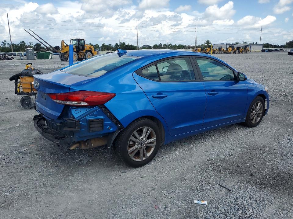 2018 Hyundai Elantra VIN KMHD84LF6JU473831 COPART salvage auction — REAR END, FL - CERTIFICATE OF TITLE, sold $725 on 2026-07-28 (photo 3)
