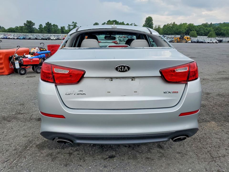 2015 Kia Optima VIN 5XXGN4A71FG470113 COPART salvage auction — ROOF, Pa - Certificate Of Salvage, sold $1,050 on 2026-07-28 (photo 6)