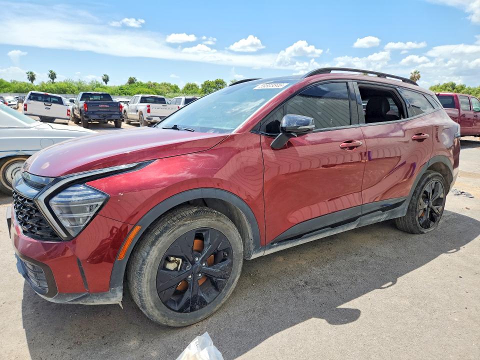 2025 Kia VIN 5XYK6CDFXSG304764 COPART salvage auction — SIDE, TX - CERTIFICATE OF TITLE, sold $35 on 2026-07-29 (photo 1)