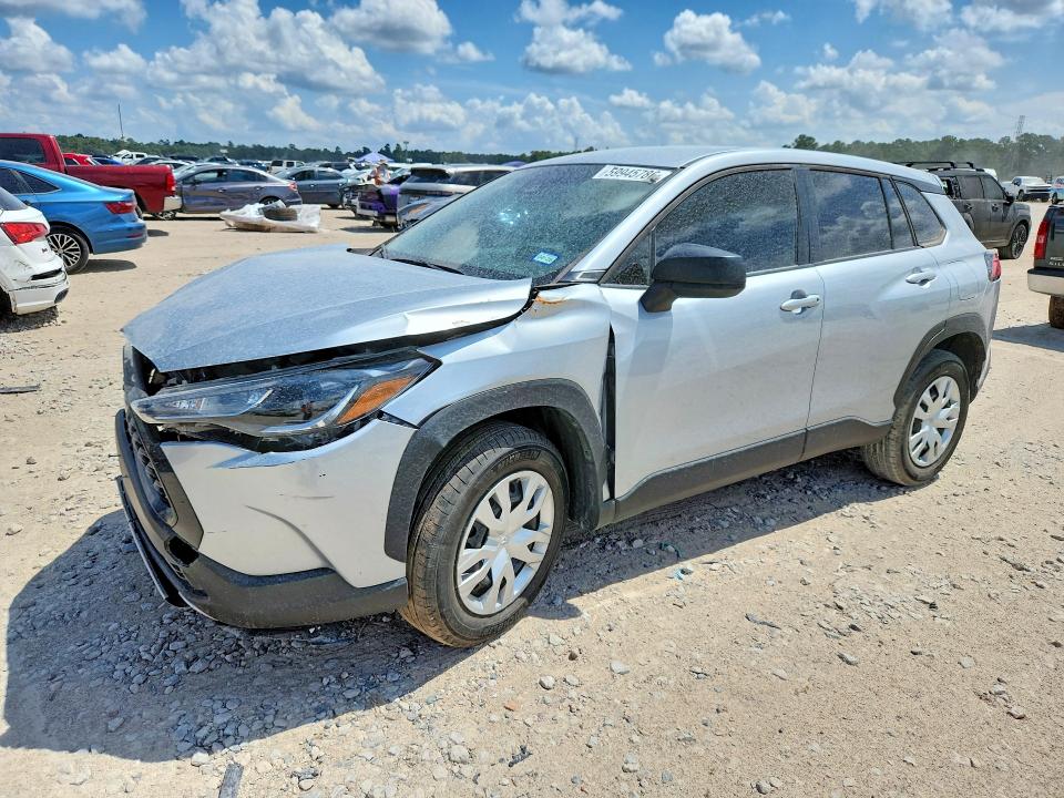 2023 Toyota Corolla cross VIN 7MUAAAAG3PV050133 COPART salvage auction — FRONT END, Tx - Salvage Vehicle Title (P), sold $6,200 on 2026-07-16 (photo 1)