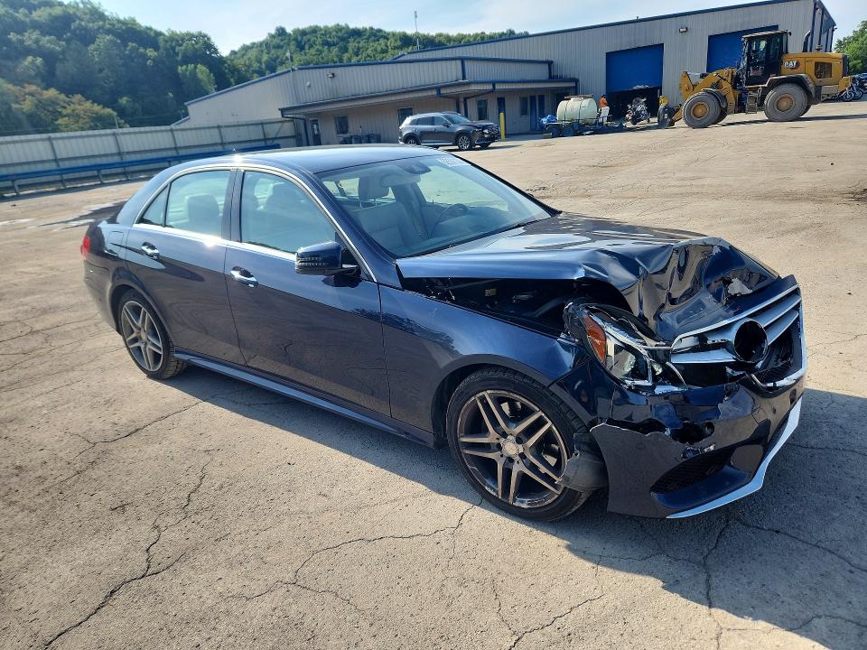 2016 Mercedes-benz E-klasse VIN WDDHF8JBXGB222842 COPART salvage auction — FRONT END, Pa - Certificate Of Salvage, sold $2,150 on 2026-08-13 (photo 4)