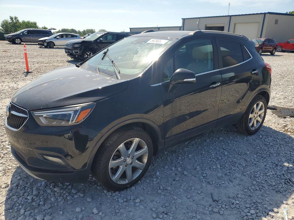 2018 Buick Encore VIN KL4CJHSB2JB630559 COPART salvage auction — FRONT END, Mi - Certificate Of Title, sold $1,100 on 2026-07-16 (photo 1)
