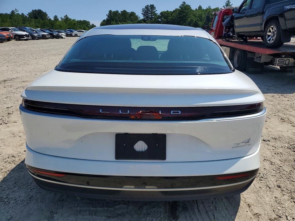 2023 Lucid Air VIN 50EA1TEA3PA004631 COPART salvage auction — FRONT END, MA - CERT OF TITLE-SALVAGE, sold $11,800 on 2026-08-27 (photo 6)