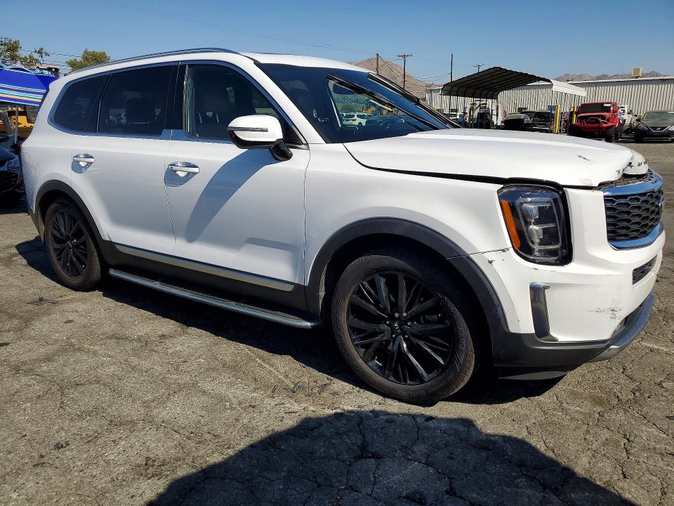 2021 Kia Telluride VIN 5XYP54HC9MG167110 COPART salvage auction — FRONT END, Ca - Salvage Certificate, sold $225 on 2026-07-30 (photo 4)