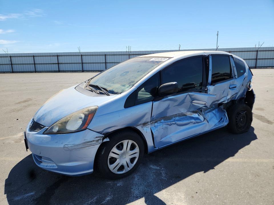 2009 Honda Fit VIN JHMGE88269S021889 COPART salvage auction — SIDE, CA - SALVAGE CERTIFICATE, sold $600 on 2026-07-13 (photo 1)