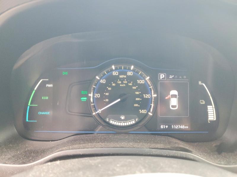 2019 Hyundai Ioniq VIN KMHC65LC4KU176068 COPART salvage auction — SIDE, CA - SALVAGE CERTIFICATE, sold $2,800 on 2026-07-27 (photo 9)