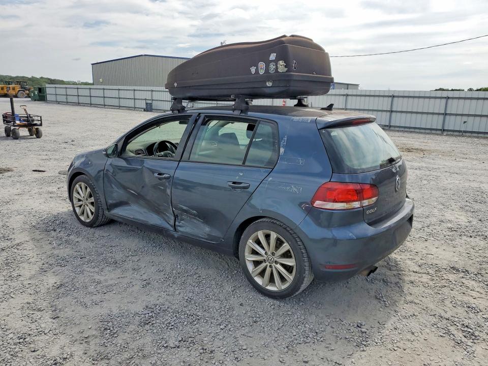 2013 Volkswagen Golf VIN WVWDM7AJ7DW020982 COPART salvage auction — SIDE, Nc - Salvage Certificate Of Title, sold $850 on 2026-08-12 (photo 2)