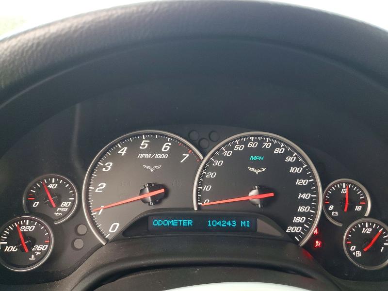 2009 Chevrolet Corvette VIN 1G1YY26W695109574 COPART salvage auction — NORMAL WEAR, FL - CERT OF TITLE-REBUILT, sold $15,100 on 2026-07-29 (photo 9)