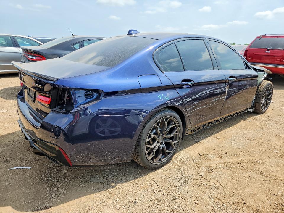 2021 BMW M5 VIN WBA13BK01MCF83557 COPART salvage auction — FRONT END, Il - Salvage Certificate, sold $24,900 on 2026-08-25 (photo 3)