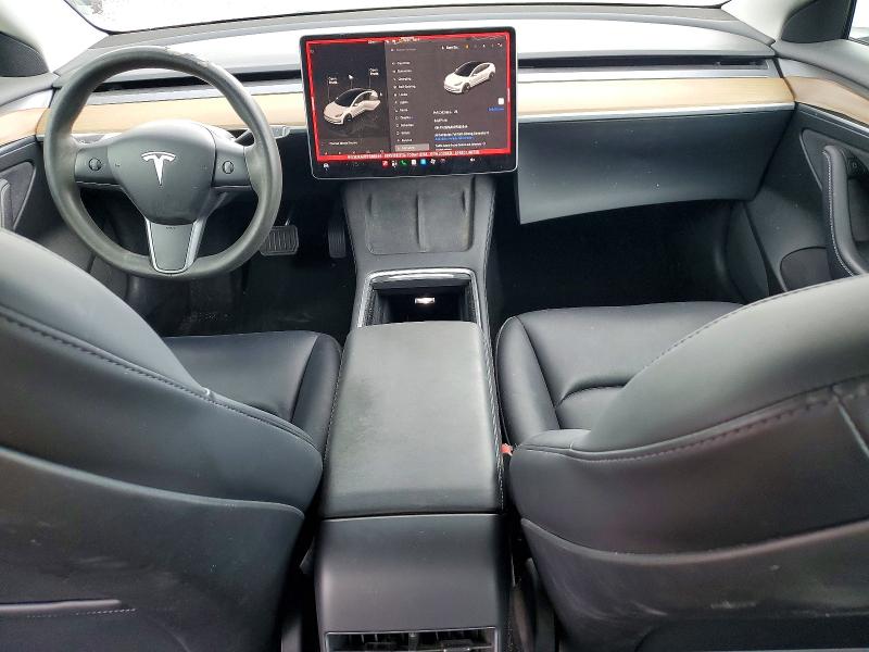 2023 Tesla VIN 5YJ3E1EAXPF385844 COPART salvage auction — REAR END, Fl - Cert Of Title Slvg Rebuildable, sold $10,500 on 2026-07-31 (photo 8)