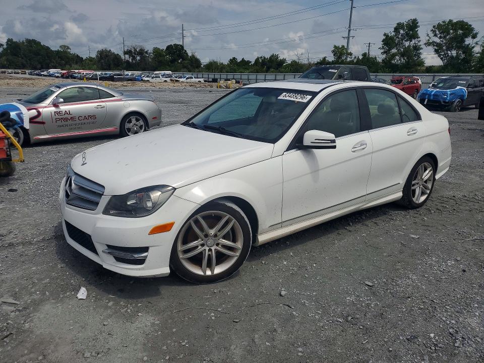2013 Mercedes-benz VIN WDDGF4HB9DR268577 COPART salvage auction — MECHANICAL, Fl - Certificate Of Title (P), sold $1,350 on 2026-08-07 (photo 1)