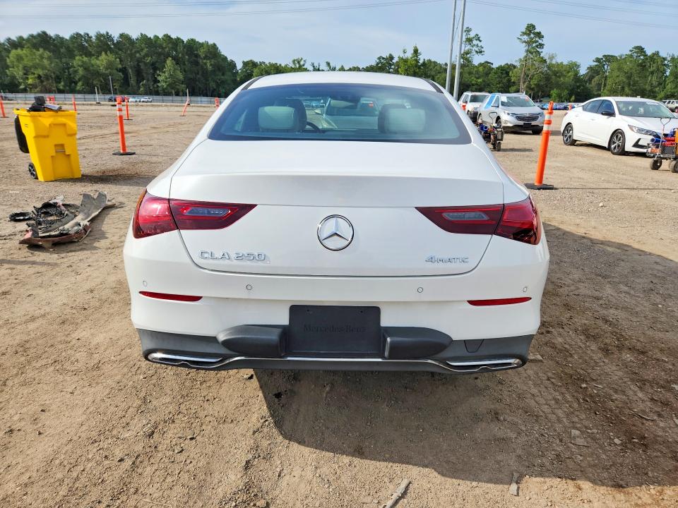 2025 Mercedes-benz Cla-klasse VIN W1K5J4HB8SN498170 COPART salvage auction — WATER/FLOOD, La - Certificate Of Title, sold $550 on 2026-07-21 (photo 6)