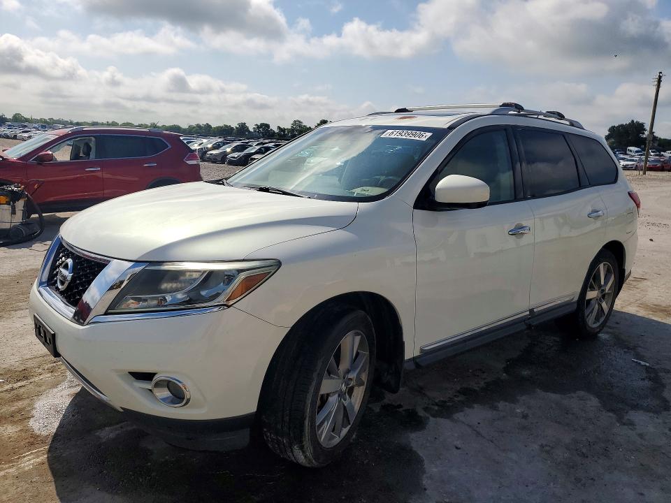 2014 Nissan Pathfinder VIN 5N1AR2MM5EC619424 COPART salvage auction — NORMAL WEAR, Mo - Certificate Of Title, sold $250 on 2026-07-27 (photo 1)
