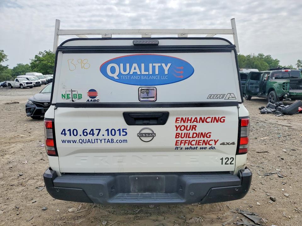 2022 Nissan Frontier VIN 1N6ED1CM4NN657776 COPART salvage auction — MINOR DENT/SCRATCHES, MD - CERTIFICATE OF TITLE (P), sold $1,850 on 2026-07-28 (photo 6)