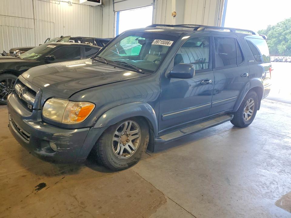 2006 Toyota Sequoia VIN 5TDBT48A36S268325 COPART salvage auction — FRONT END, MN - CERTIFICATE OF TITLE, sold $250 on 2026-07-09 (photo 1)