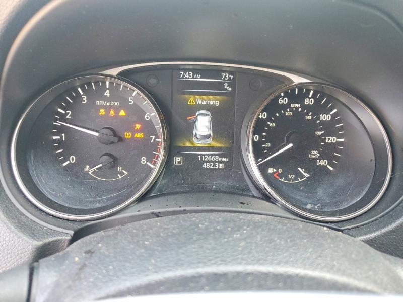 2016 Nissan Rogue VIN KNMAT2MV3GP653422 COPART salvage auction — ROLLOVER, Pa - Cert Of Salvage-Formerly Aband, sold $850 on 2026-07-27 (photo 9)