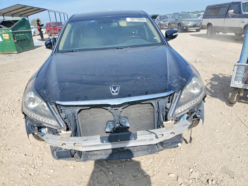 2012 Hyundai Equus VIN KMHGH4JH0CU056600 COPART salvage auction — FRONT END, TX - DEALER ONLY CLEAN TITLE, sold $550 on 2026-07-28 (photo 5)