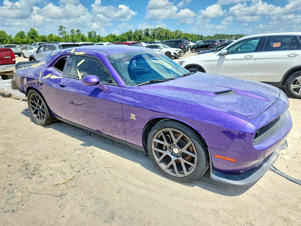 2016 Dodge Challenger VIN 2C3CDZFJ8GH195443 COPART salvage auction — REAR END, Tx - Salvage Vehicle Title, sold $9,900 on 2026-08-28 (photo 4)