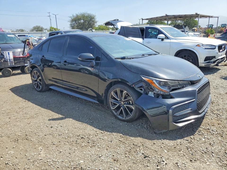 2020 Toyota Corolla VIN JTDS4RCE1LJ019177 COPART salvage auction — REAR END, Ca - Salvage Certificate, sold $6,000 on 2026-07-31 (photo 4)
