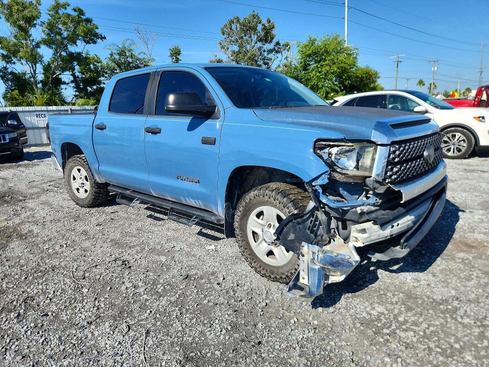 2021 Toyota Tundra VIN 5TFDY5F18MX998175 COPART salvage auction — FRONT END, Fl - Certificate Of Title, sold $12,700 on 2026-07-10 (photo 4)