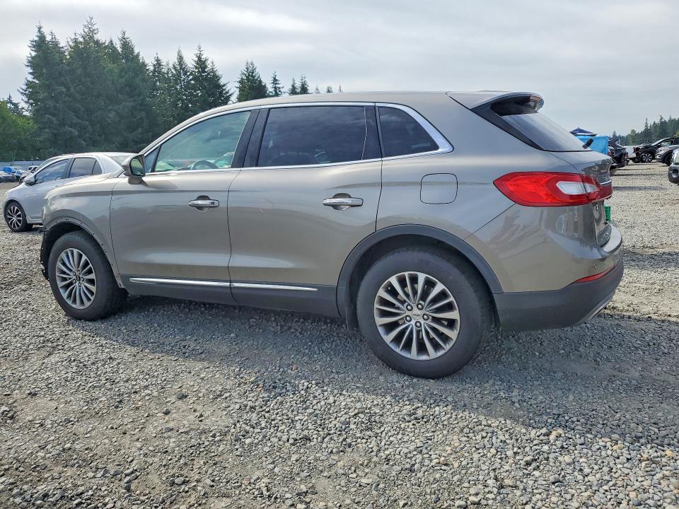 2017 Lincoln Mkx VIN 2LMPJ8KR6HBL52970 COPART salvage auction — FRONT END, Wa - Bill Of Sale, sold $1,800 on 2026-07-24 (photo 2)