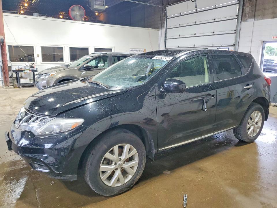 2014 Nissan Murano VIN JN8AZ1MW0EW522778 COPART salvage auction — FRONT END, Mn - Certificate Of Title, sold $525 on 2026-07-28 (photo 1)