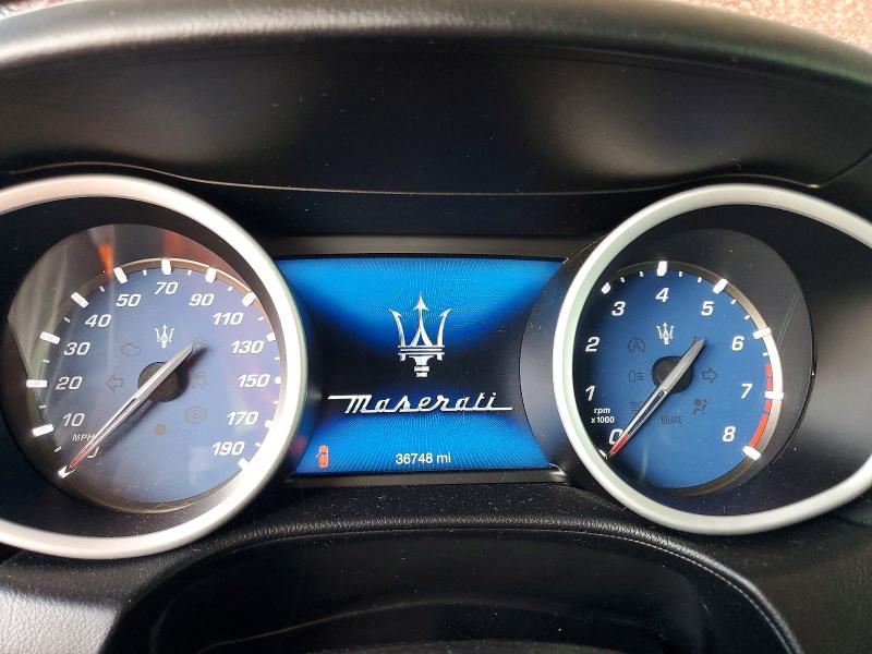 2018 Maserati Ghibli VIN ZAM57YTA6J1296685 COPART salvage auction — FRONT END, Az - Cert Of Title - Salvage, sold $2,250 on 2026-08-27 (photo 9)