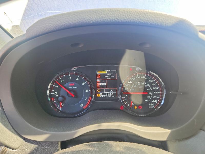 2018 Subaru Wrx VIN JF1VA2P66J9804525 COPART salvage auction — MECHANICAL, Ab - Bos - Active, sold $5,600 on 2026-08-25 (photo 9)