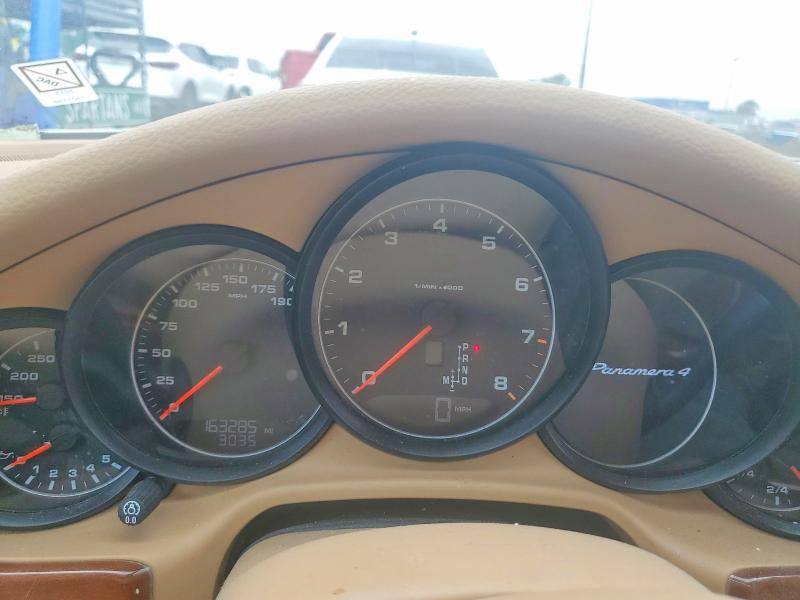 2011 Porsche Panamera VIN WP0AA2A78BL016599 COPART salvage auction — FRONT END, MI - CERTIFICATE OF TITLE, sold $2,800 on 2026-07-31 (photo 9)