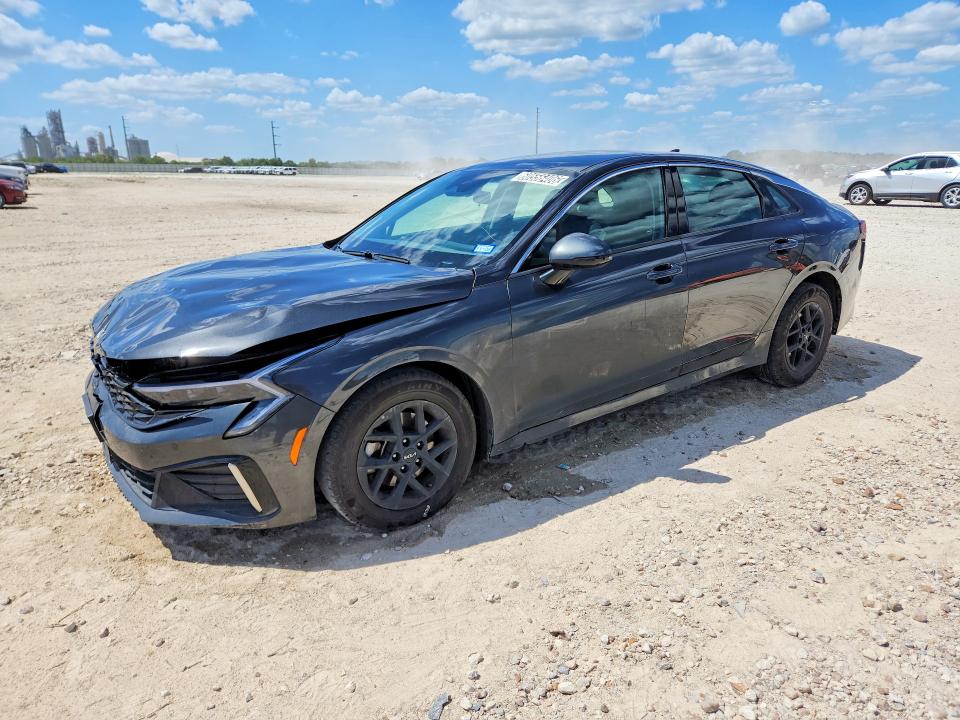 2025 Kia K5 VIN KNAG24J75S5316198 COPART salvage auction — FRONT END, TX - CERTIFICATE OF TITLE, sold $12,400 on 2026-07-22 (photo 1)
