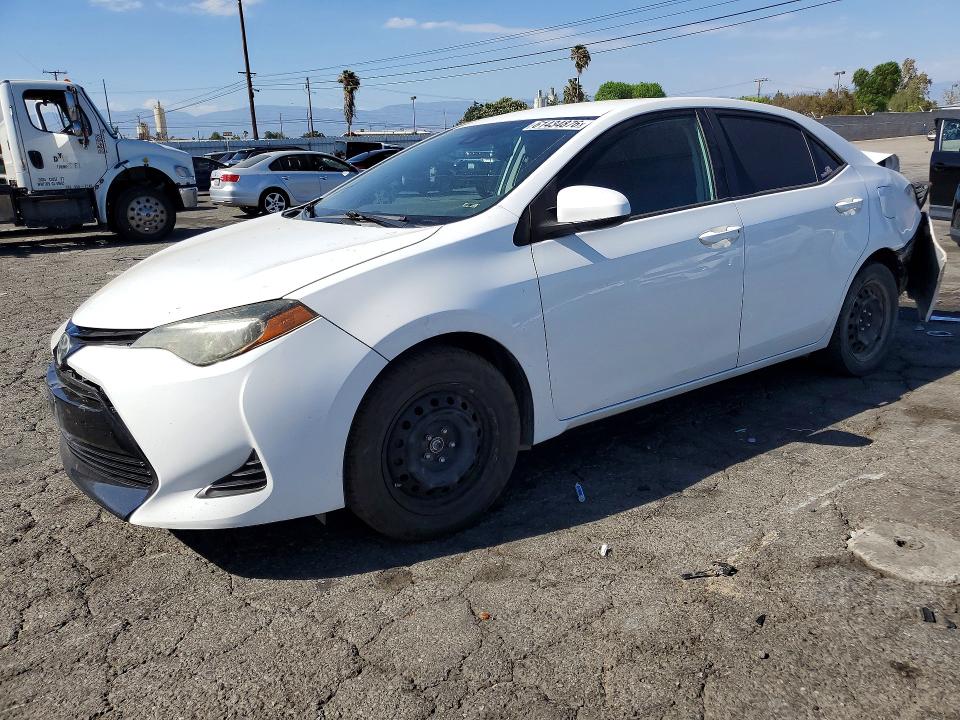 2017 Toyota Corolla VIN 5YFBURHE6HP679825 COPART salvage auction — REAR END, Ca - Salvage Certificate, sold $3,100 on 2026-07-30 (photo 1)