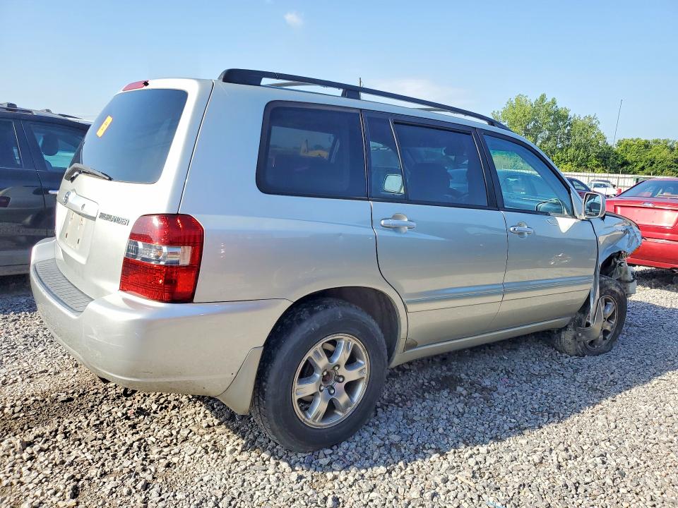 2004 Toyota Highlander VIN JTEEP21A840027579 COPART salvage auction — FRONT END, AL - CERT OF TITLE-SALVAGE TITLE (P), sold $225 on 2026-07-28 (photo 3)