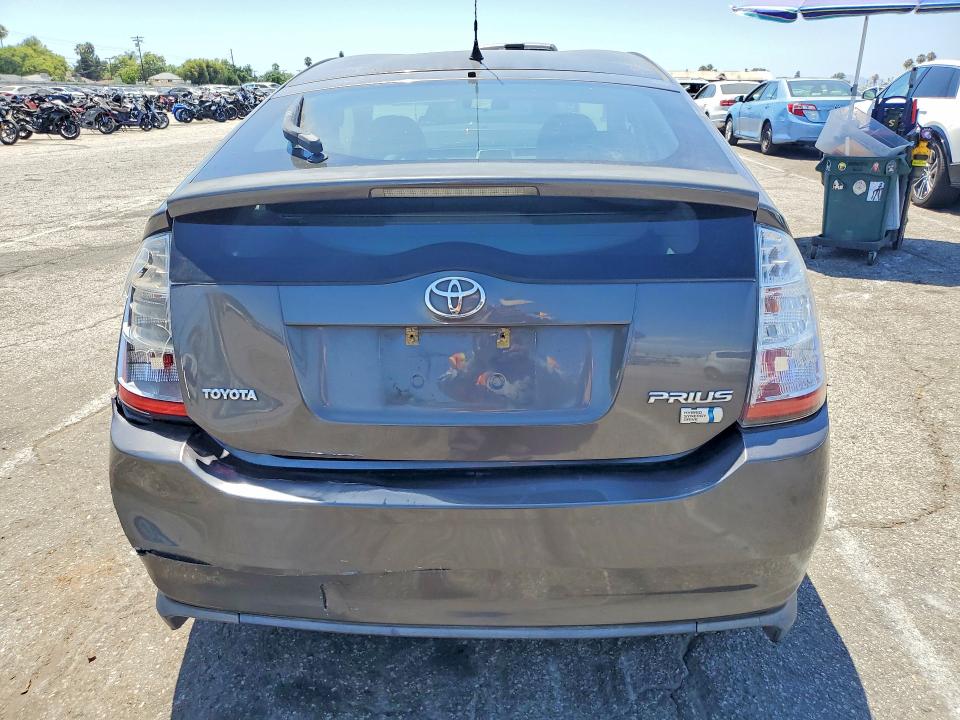 2008 Toyota Prius VIN JTDKB20U683349370 COPART salvage auction — REAR END, CA - CERT OF TITLE-SALVAGED, sold $450 on 2026-07-28 (photo 6)