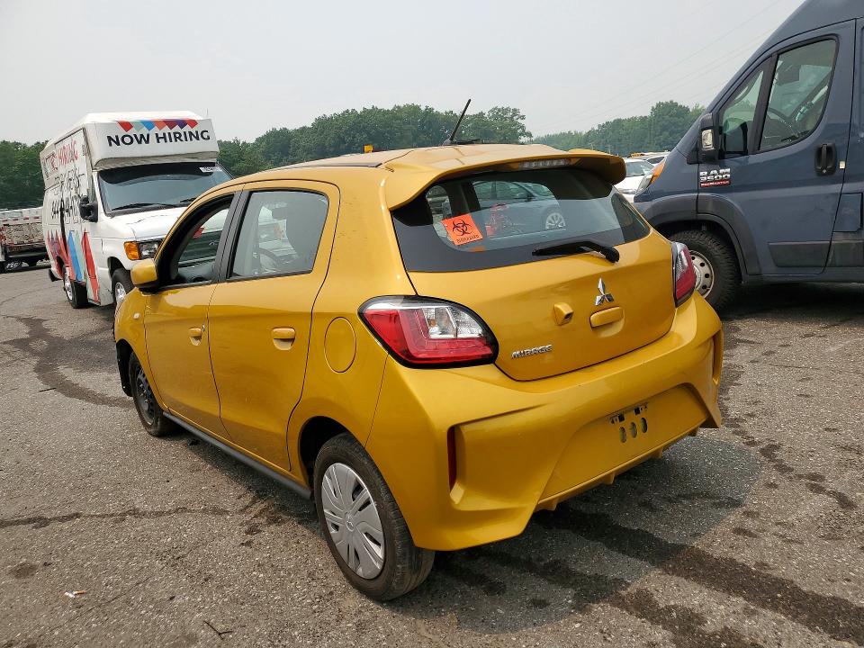 2024 Mitsubishi Mirage VIN ML32AUHJ9RH035552 COPART salvage auction — FRONT END, Fl - Certificate Of Destruction (P), sold $125 on 2026-07-22 (photo 2)