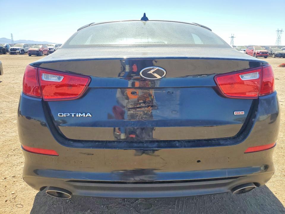 2015 Kia Optima VIN KNAGM4A7XF5664451 COPART salvage auction — FRONT END, Ca - Salvage Certificate, sold $925 on 2026-07-20 (photo 6)