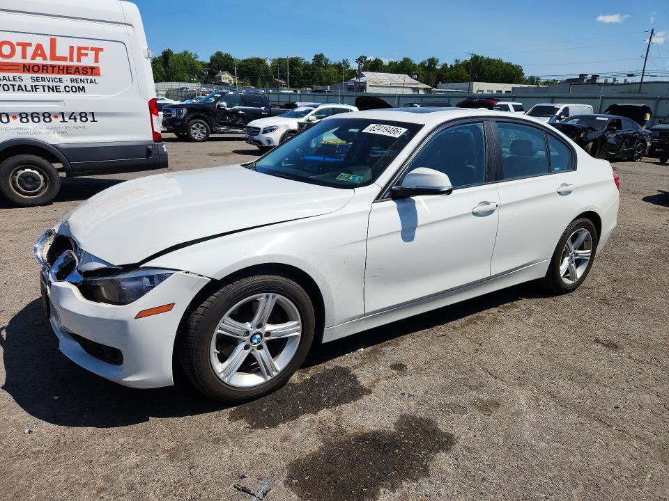 2014 BMW 3er VIN WBA3B5G58ENS09760 COPART salvage auction — FRONT END, PA - CERTIFICATE OF SALVAGE, sold $2,100 on 2026-07-31 (photo 1)