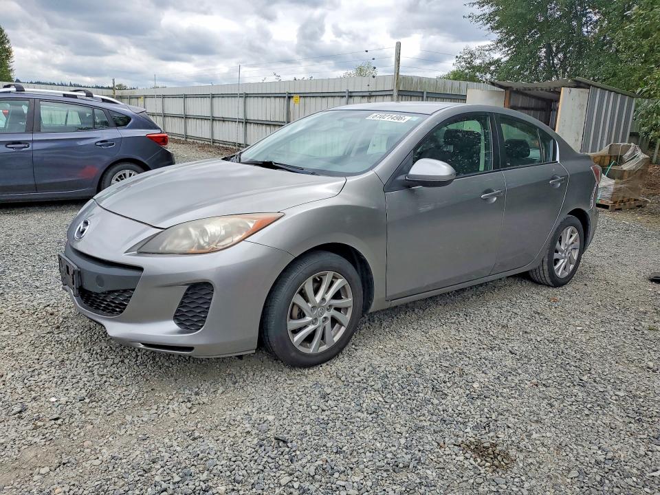 2012 Mazda 3 VIN JM1BL1VG3C1507050 COPART salvage auction — FRONT END, WA - BILL OF SALE, sold $875 on 2026-07-27 (photo 1)