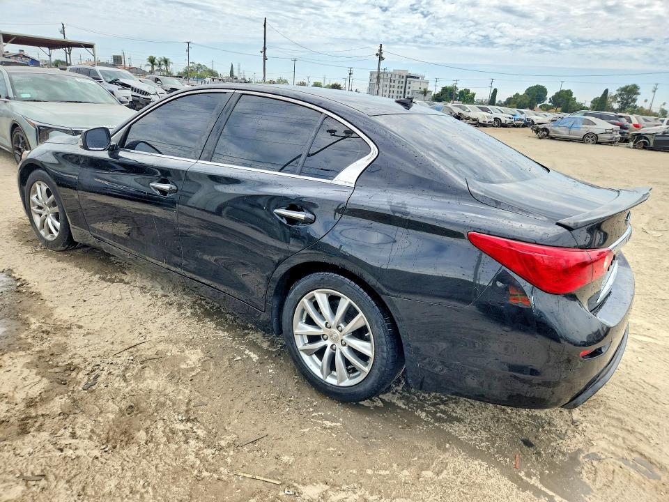 2015 Infiniti Q50 VIN JN1BV7AP4FM355210 COPART salvage auction — FRONT END, CA - SALVAGE CERTIFICATE, sold $900 on 2026-07-23 (photo 2)