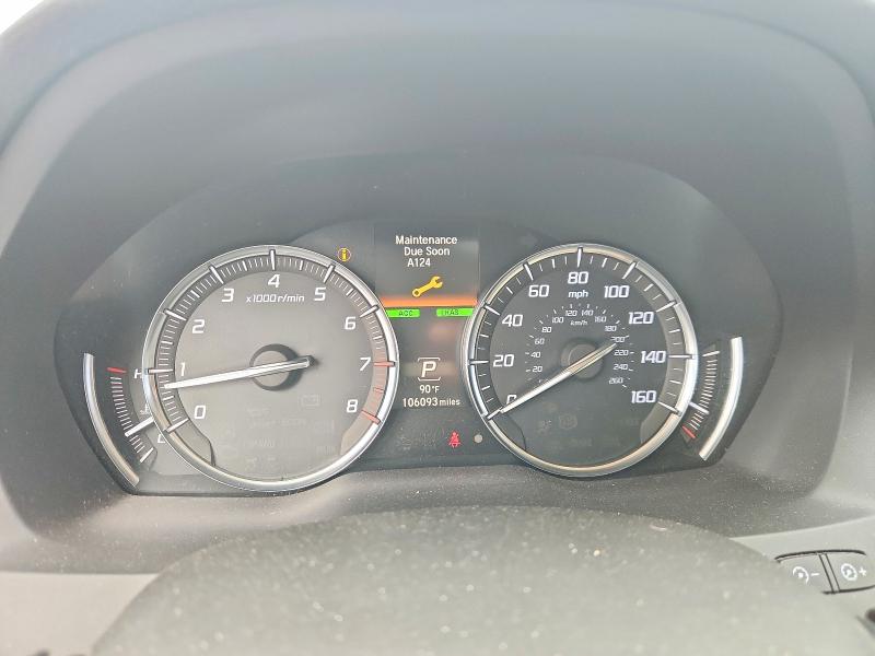 2017 Acura Mdx VIN 5FRYD4H84HB012852 COPART salvage auction — HAIL, Tx - Certificate Of Title, sold $10,900 on 2026-08-25 (photo 9)