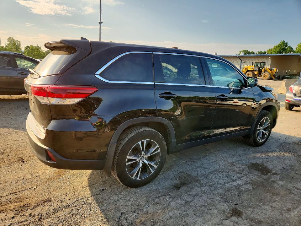 2019 Toyota Highlander VIN 5TDBZRFH6KS702260 COPART salvage auction — FRONT END, Ny - Certificate Of Title, sold $3,800 on 2026-07-18 (photo 3)